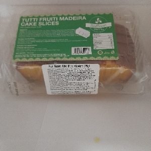 Saffron Pastries Tutti Frutiti Cake slices madeira 375 gm